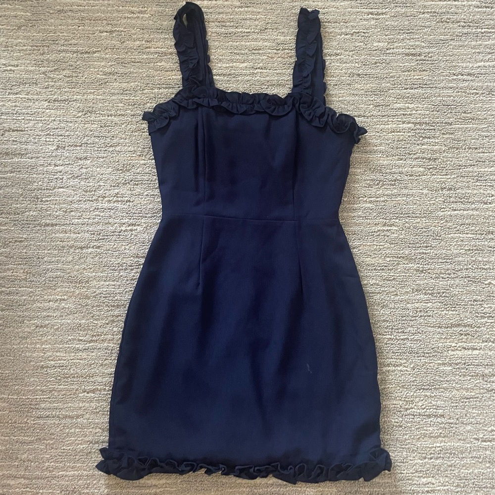 Navy blue dress